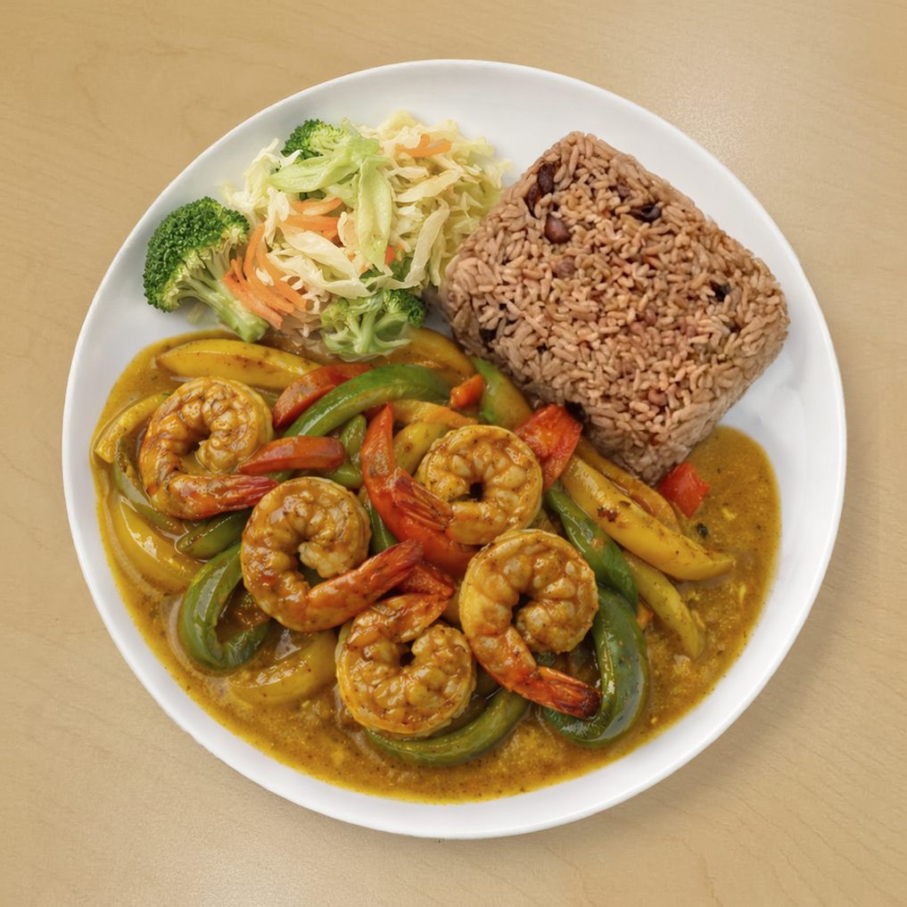 Curry Shrimp.