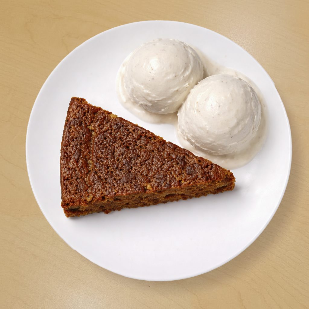 Carrot Cake/ Vanilla Bean Ice Cream.