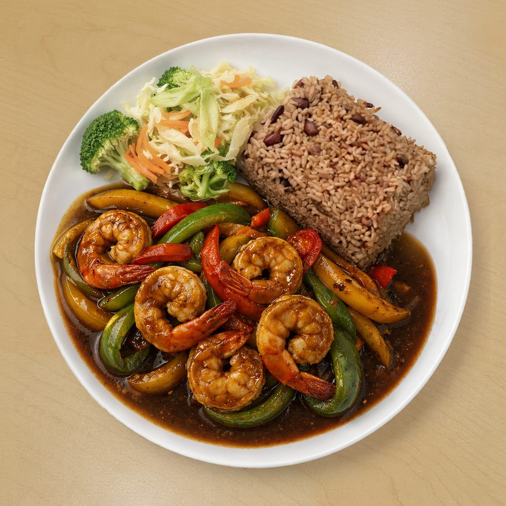 Jerk Shrimp.
